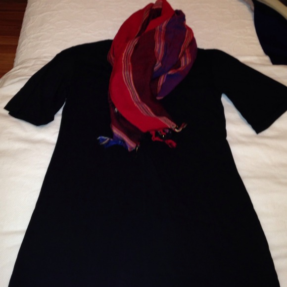 American Apparel black t-shirt dress