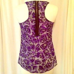 Kenneth Cole tank with zipper back