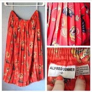 PRICE LOWERED: Vintage floral midi skirt, size 12