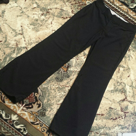 Classy black dress pants slacks