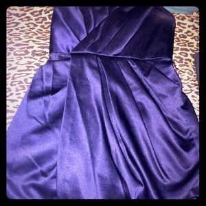 Vera wang royal blue tube dress