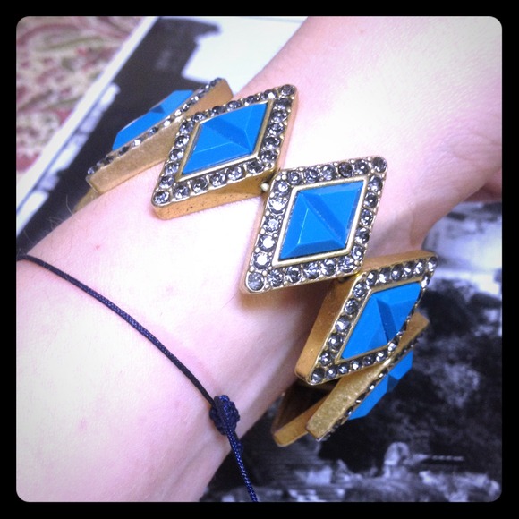 J crew bangle with crystal detail