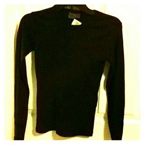 Black long sleeve top Size S/M