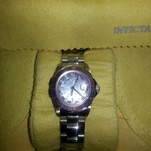 Silver Invicta Watch