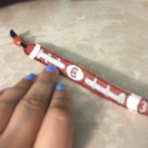 Gamecock football bracelet