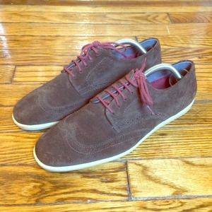 Fred Perry Men's Jacob Brogue Brown Sneaker Sz 8