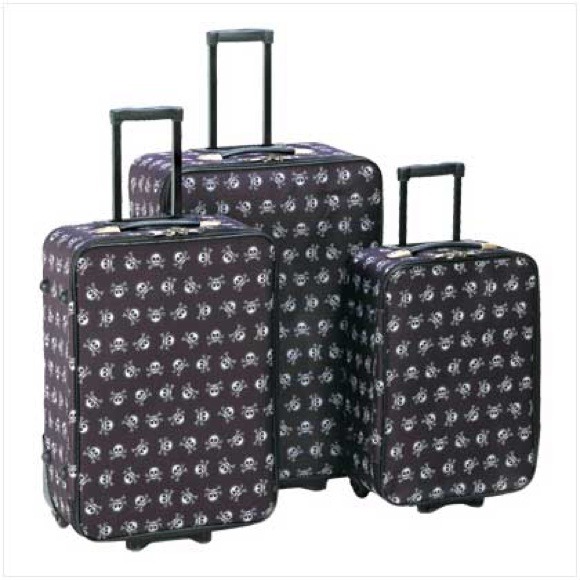 Skull luggage Trio