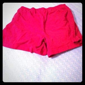 Red shorts