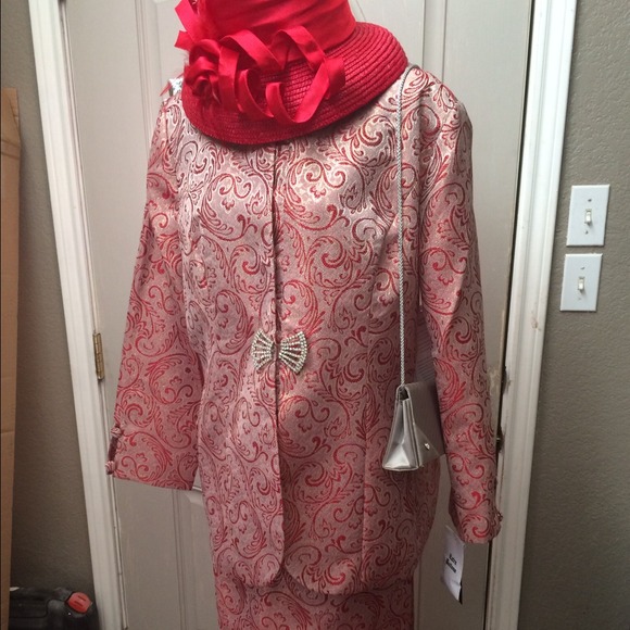 Terramina New York Brocade 2- PC Skirt Suit!