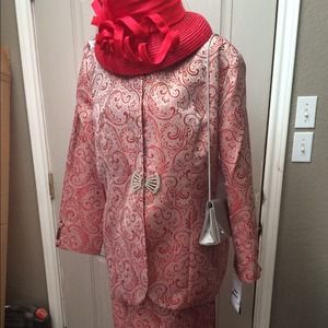 Terramina New York Brocade 2- PC Skirt Suit!