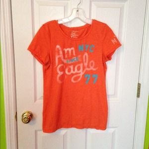 Orange t-shirt from American eagle