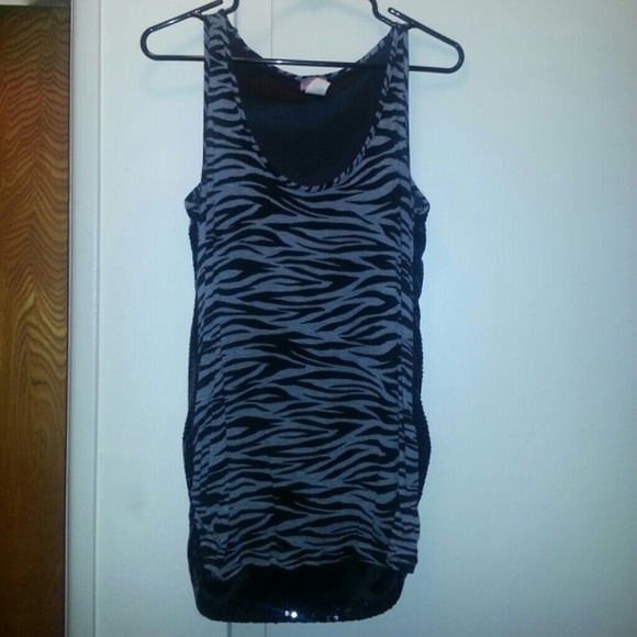 Animal Print Tank Zebra