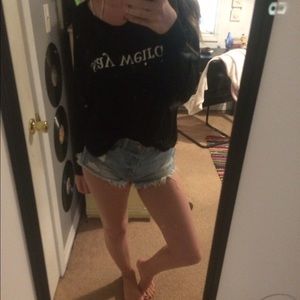 Brandy Melville stay weird top