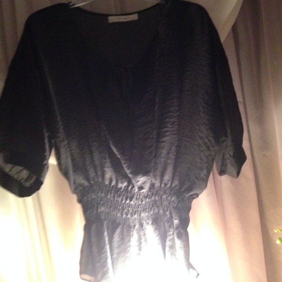 Zara basic black shirt