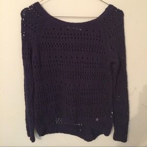 Abercrombie & Fitch Navy Blue Sweater
