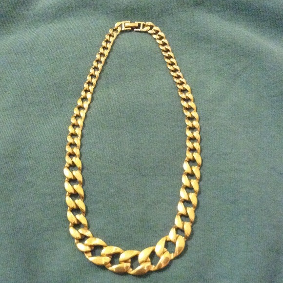 Monet gold coated chain necklace