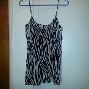 Animal print dressy tank