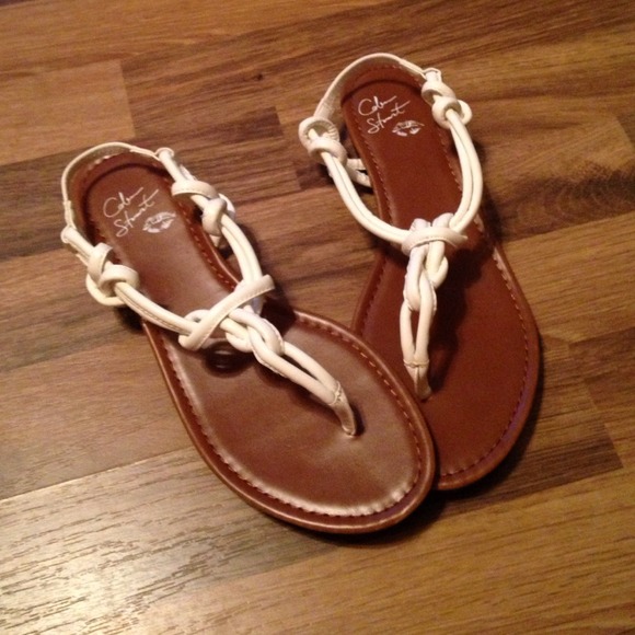 Victoria Secret White Sandals