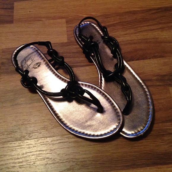 Victoria Secret Black Sandals