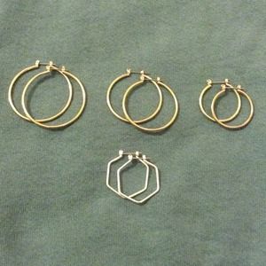 Hoop earrings