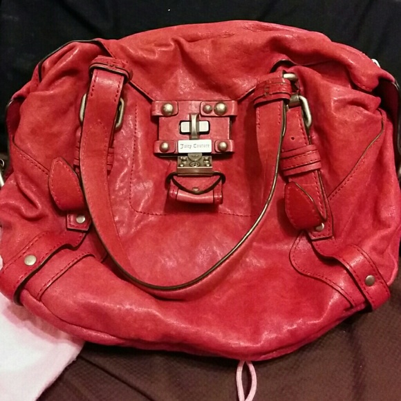 Juicy couture leather handbag