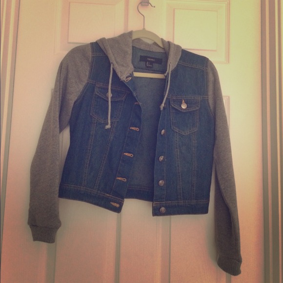 Denim hoodie Forever 21