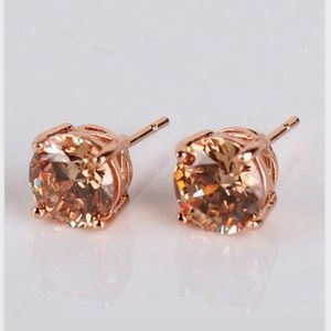 Beautiful Rose Gold Stud earrings