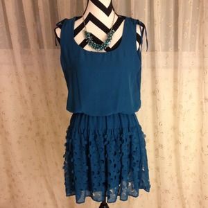 Beautiful turkey blue dress