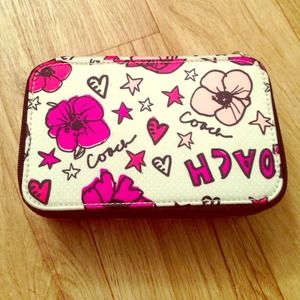Authentic Coach Poppy jewelry holder