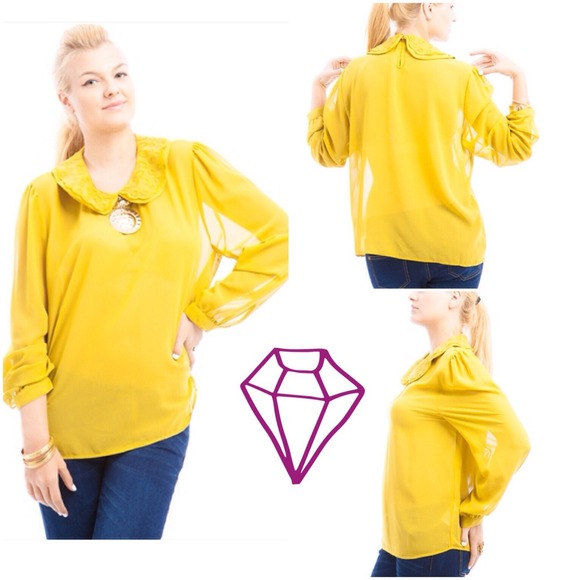 Mustard yellow top
