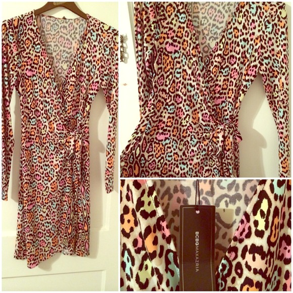 Bcbg wrap dress PRICE DROP!!! Brand new!!