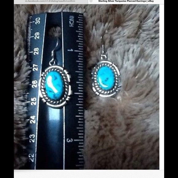 Sterling Silver Turquoise Earrings