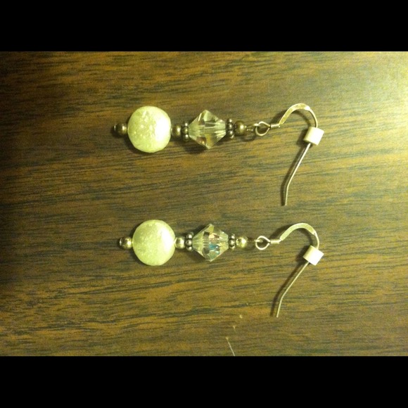 Sterling Swarovski earrings NWOT!