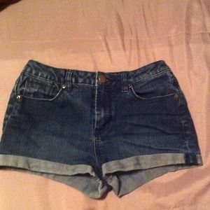 High waisted shorts