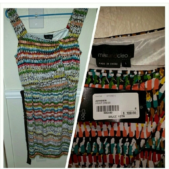 Sleeveless belted dress