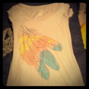 Grey Feather T-Shirt
