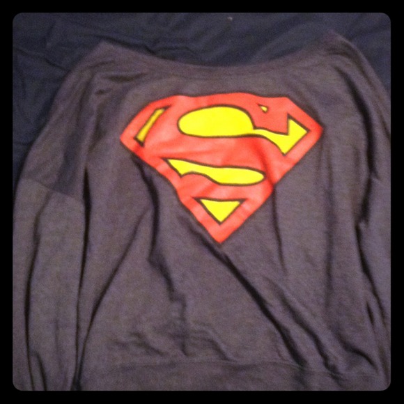 Superman Logo Sweatshirt - Picture 1 of 1