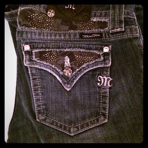 Dark/medium Wash Miss Me Jeans Size 29