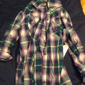 Girls' Plaid Shirt