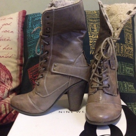 Nine West taupe boots