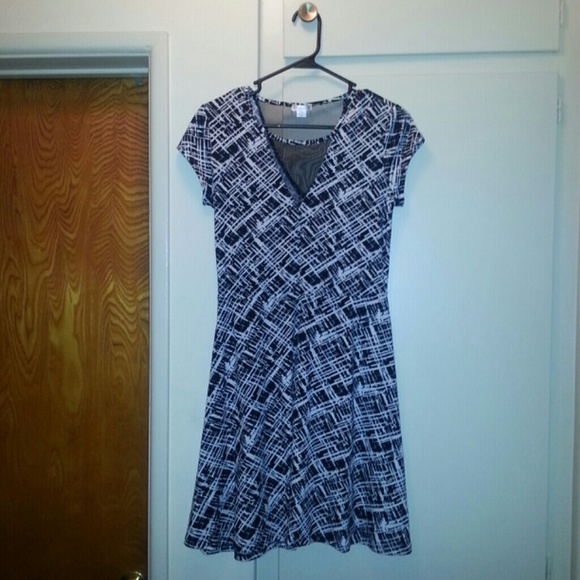 Black and white dress