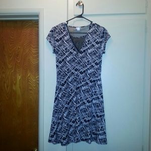 Black and white dress