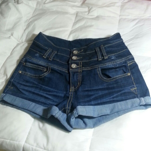 High waisted shorts
