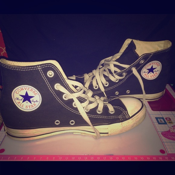 Converse All stars high tops. Black and white