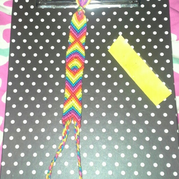 XOXO rainbow bracelet