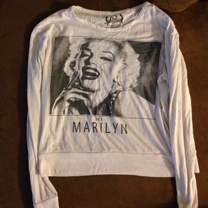 MARILYN MONROE long sleeve shirt