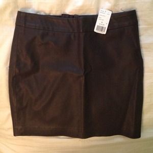 Forever 21 brown faux leather skirt