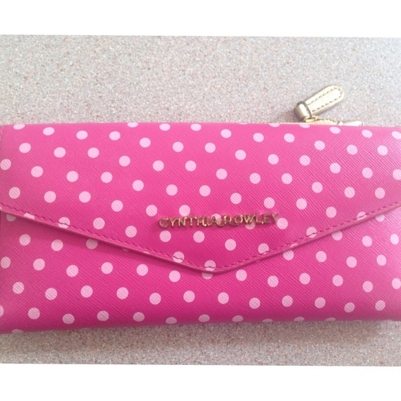Cynthia Rowley leather wallet.
