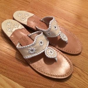 Jack Rogers Sandals in Bone