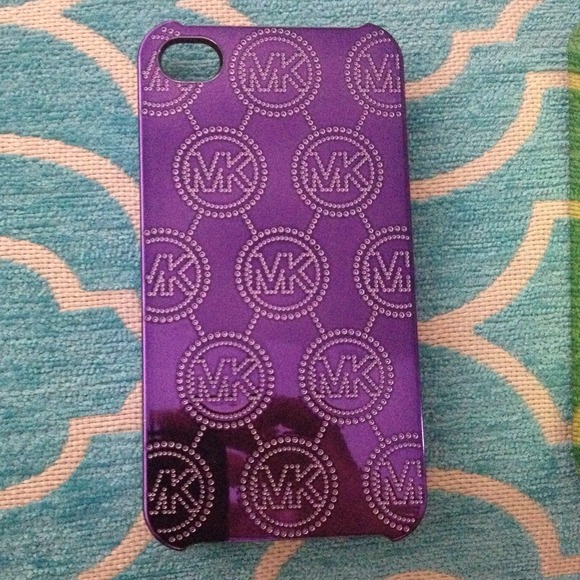 Michael kors metallic phone case